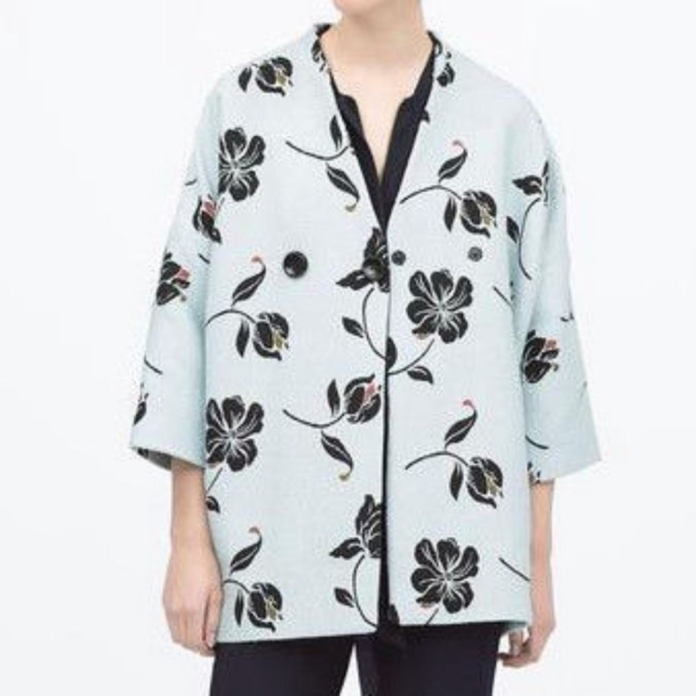 Zara floral jacket